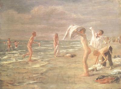 Max Liebermann Bathing Youths (nn02) France oil painting art